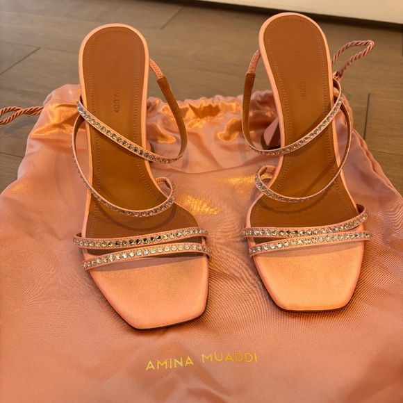 Amina Muaddi heels - size 9 - Picture 1 of 7